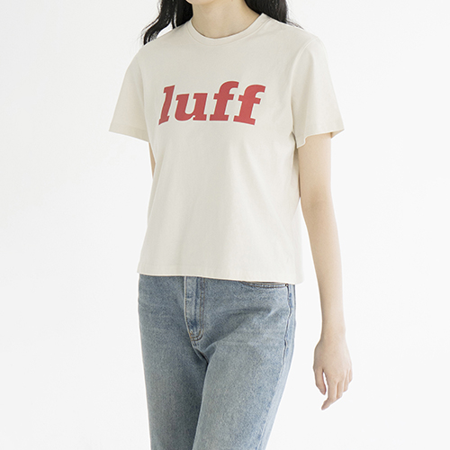 [LUFF] luff logo t-shirt - light beige