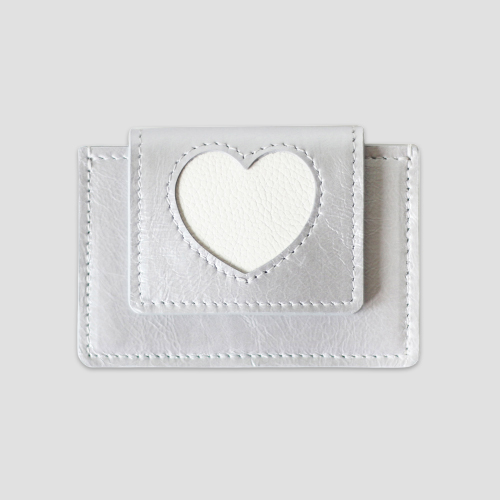 [케이크] shape of wallet - white silver