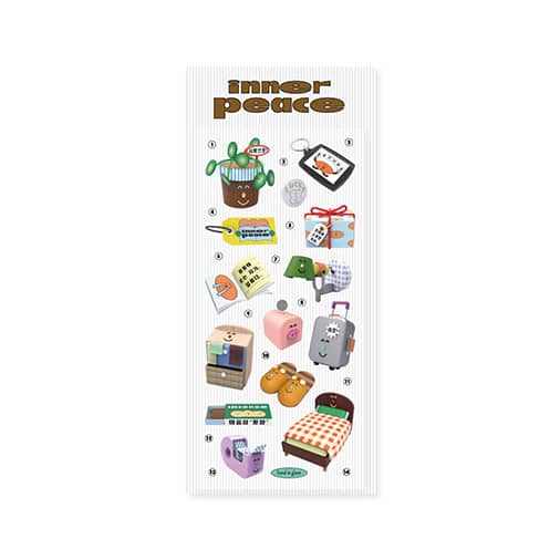 [핸드인글러브] inner peace sticker (3차입고)