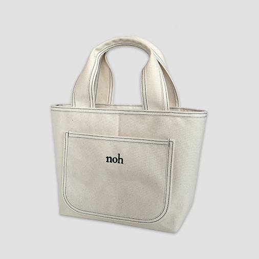 [noh] Stitch tote bag (ivory) (4차입고)