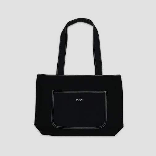 [noh] stitch pocket bag (black) (8차입고)