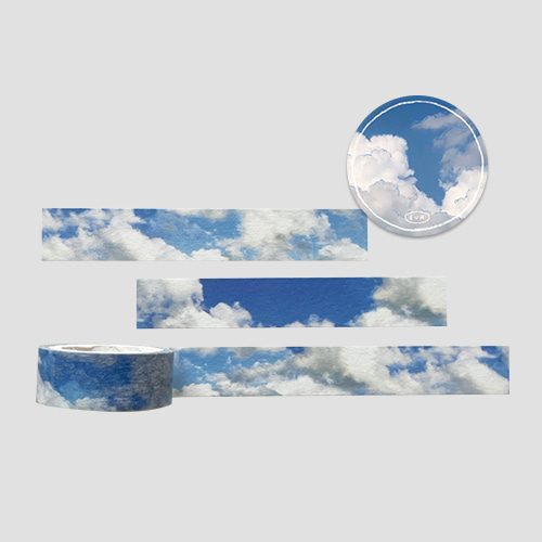 [eun] cloud masking tape (15mm)