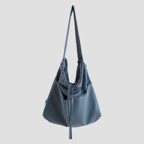 [올브스튜디오] fringe hobo bag_grayish blue (10차입고)