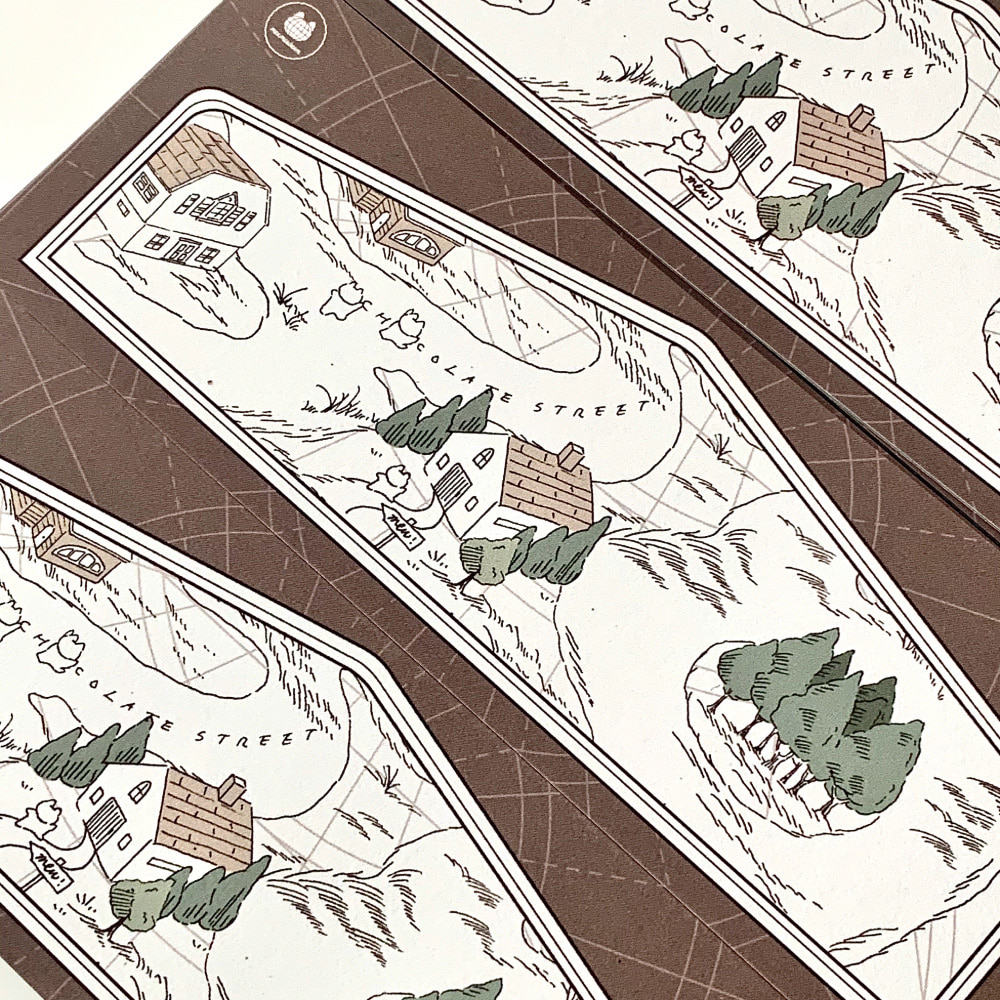 [냥냥빔] world map 012 book mark