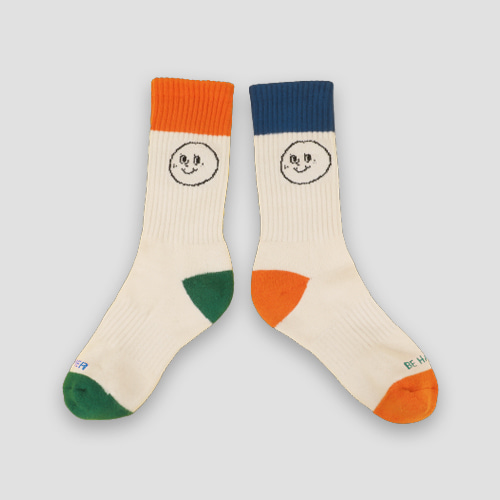 [오롤리데이] O,LD! X I hate Monday Socks_MNNS_ivory (재입고)