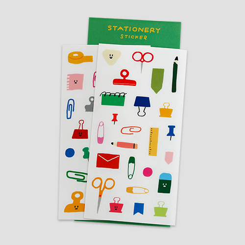 [ppp studio] Stationery sticker (재입고)