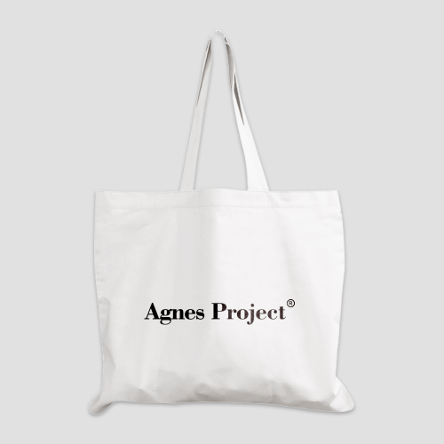 [아그네스프로젝트] Large Cotton Bag_White