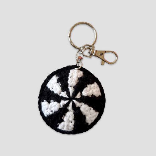 [프롬비] Coloring keyring (Black)