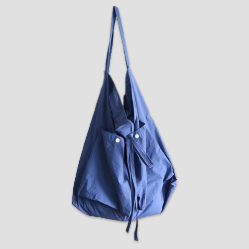 [projet] two pockets easy bag blue