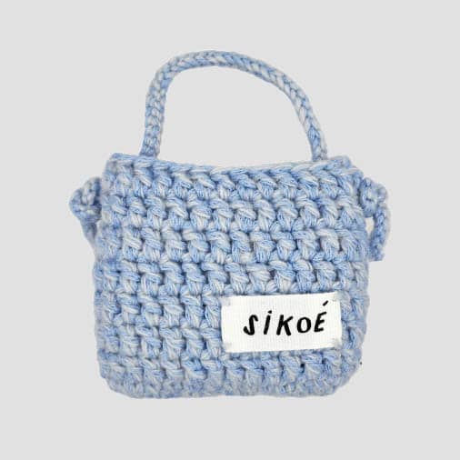[시코에] Basket Bag _Ash Blue