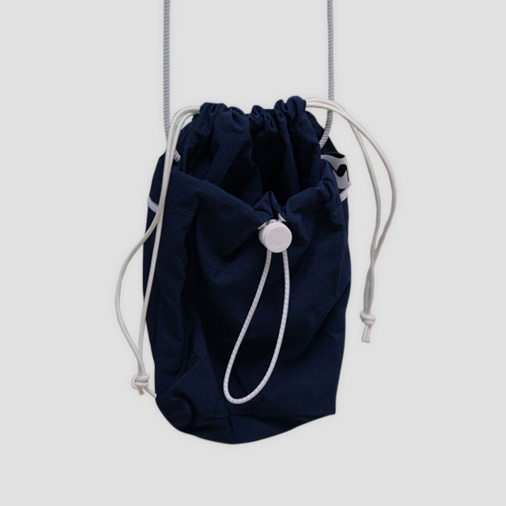 [민민] 3Pockets mini bag navy (Refurbish)