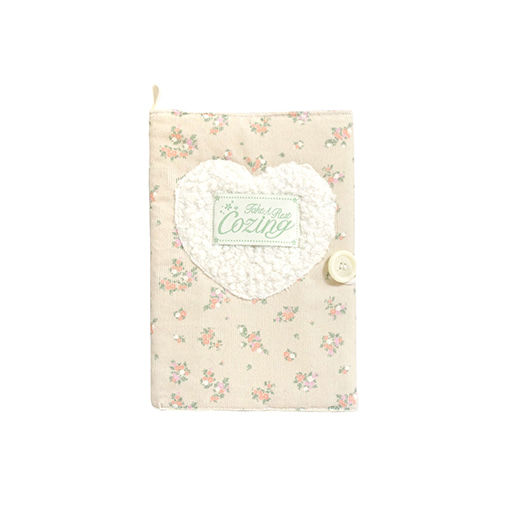 [cozing] Heart book cover_floral