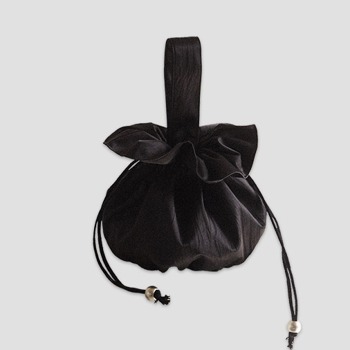 [올브스튜디오] Flower Bag Mini_Black