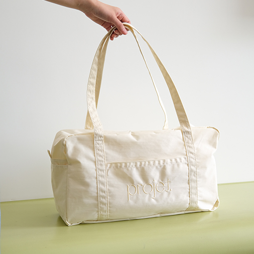 [projet] standard duffle bag (cream yellow)