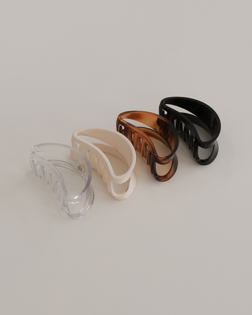 half round hair-clip