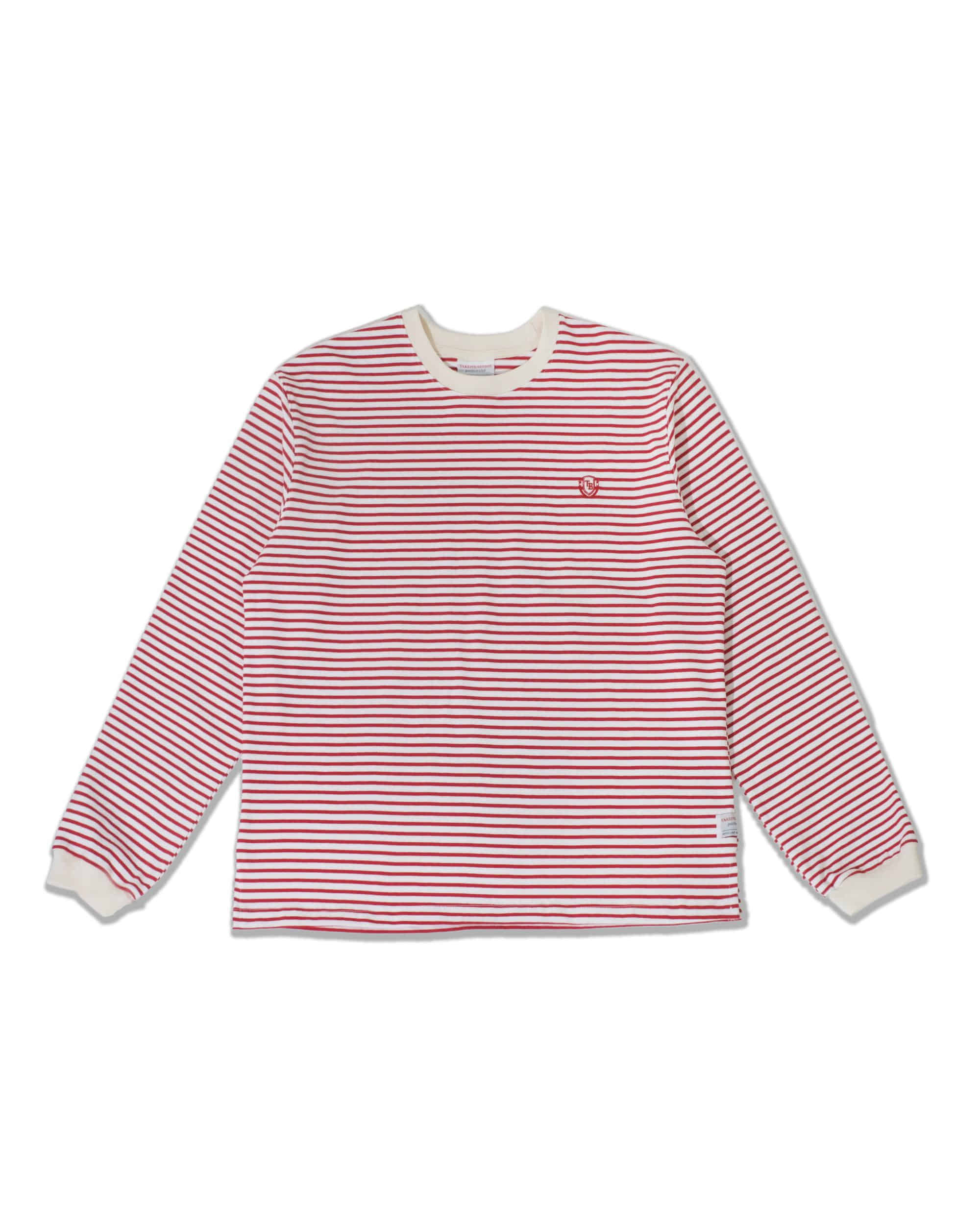 CLASSIC STRIPE LONG SLEEVE / Red