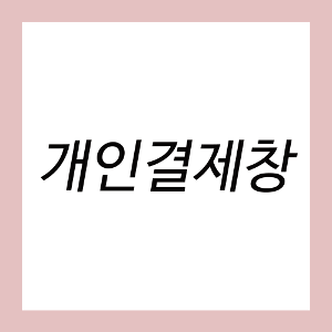 개인결제창(퍼니딘)