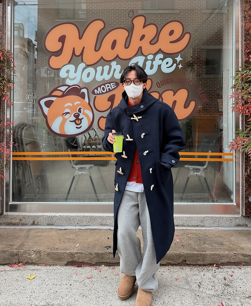 코트 모델 착용 이미지-S1L30