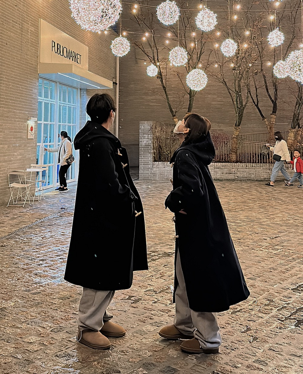 코트 모델 착용 이미지-S1L57