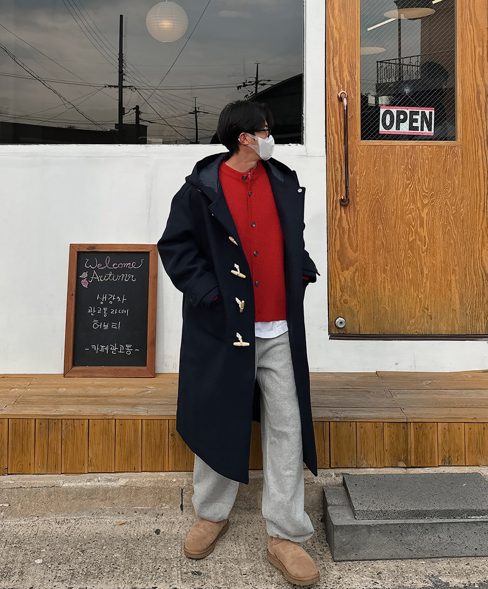 코트 모델 착용 이미지-S1L36