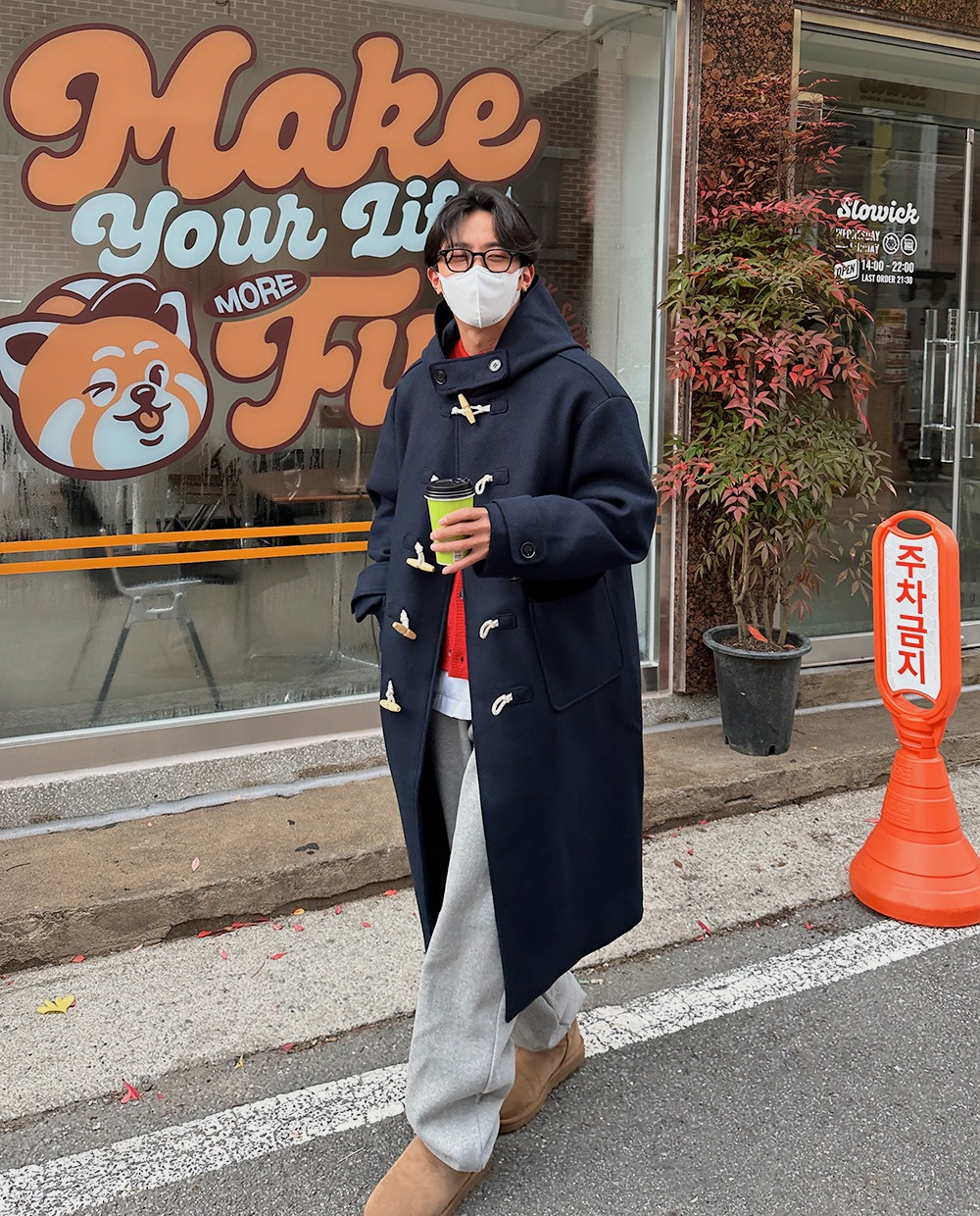 코트 모델 착용 이미지-S1L32