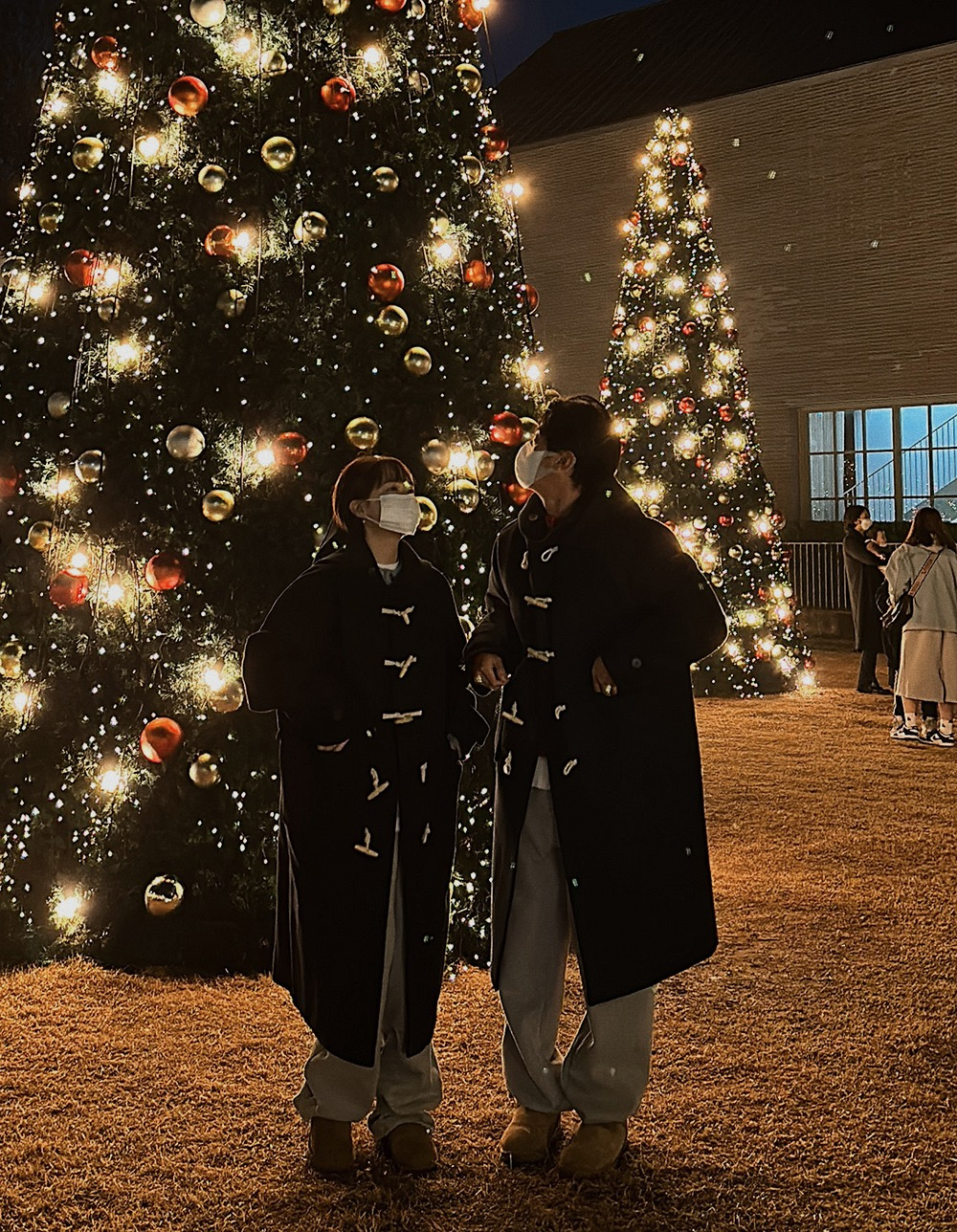 코트 모델 착용 이미지-S1L63