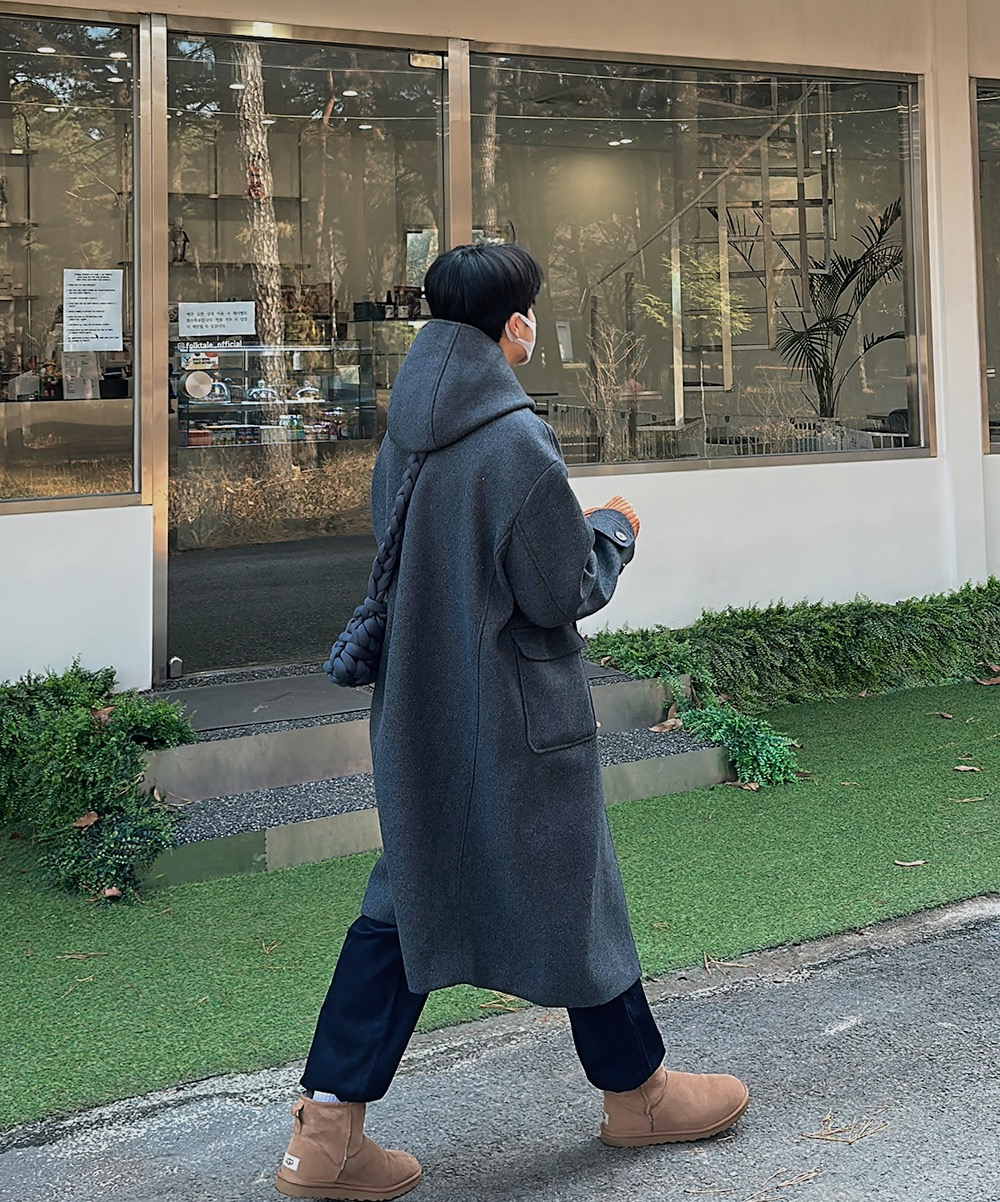 코트 모델 착용 이미지-S4L14