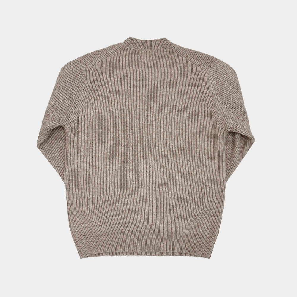 긴팔 티셔츠 크림 색상 이미지-S1L27