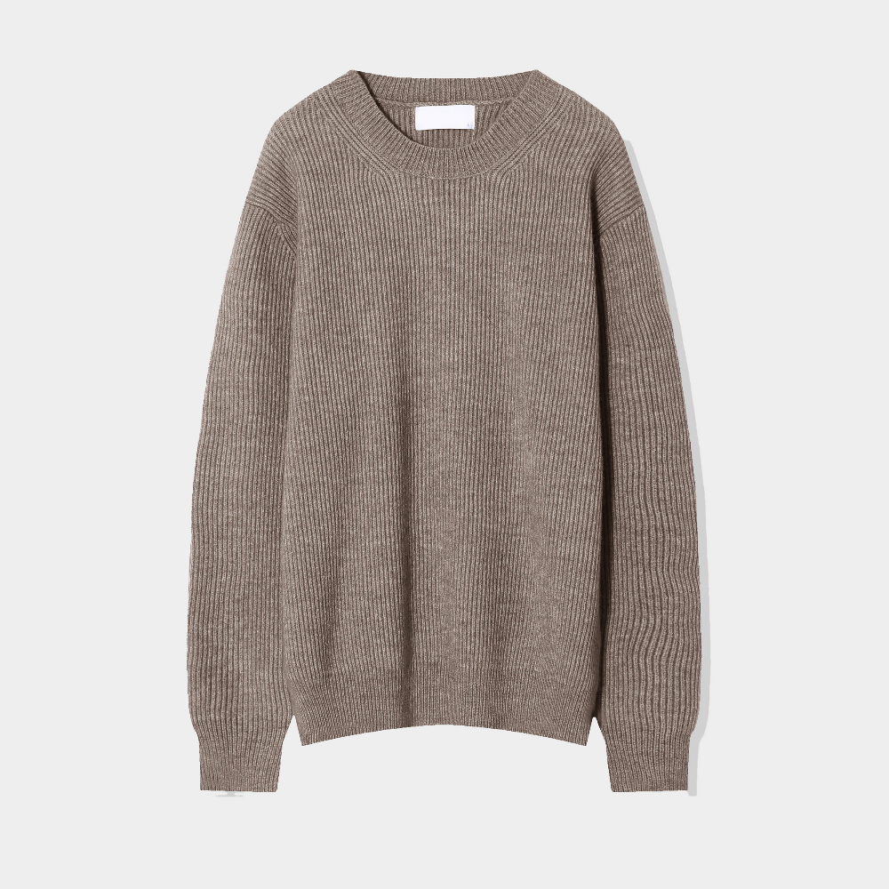 긴팔 티셔츠 오트밀 색상 이미지-S1L22