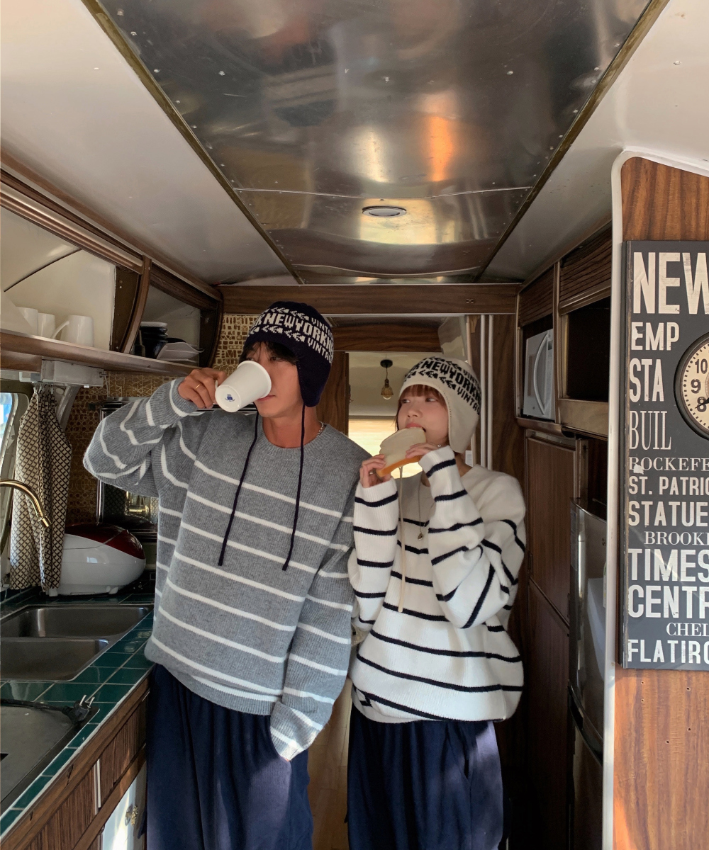 패딩 모델 착용 이미지-S1L48