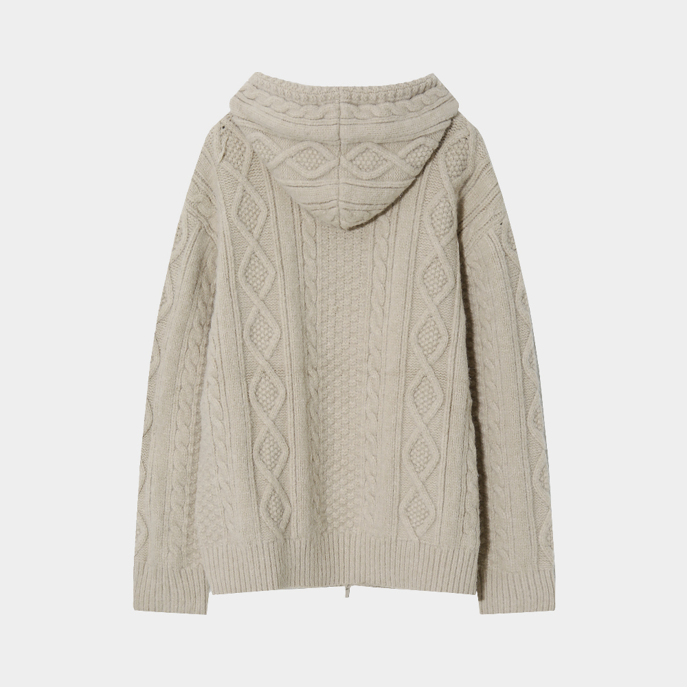 긴팔 티셔츠 크림 색상 이미지-S1L19