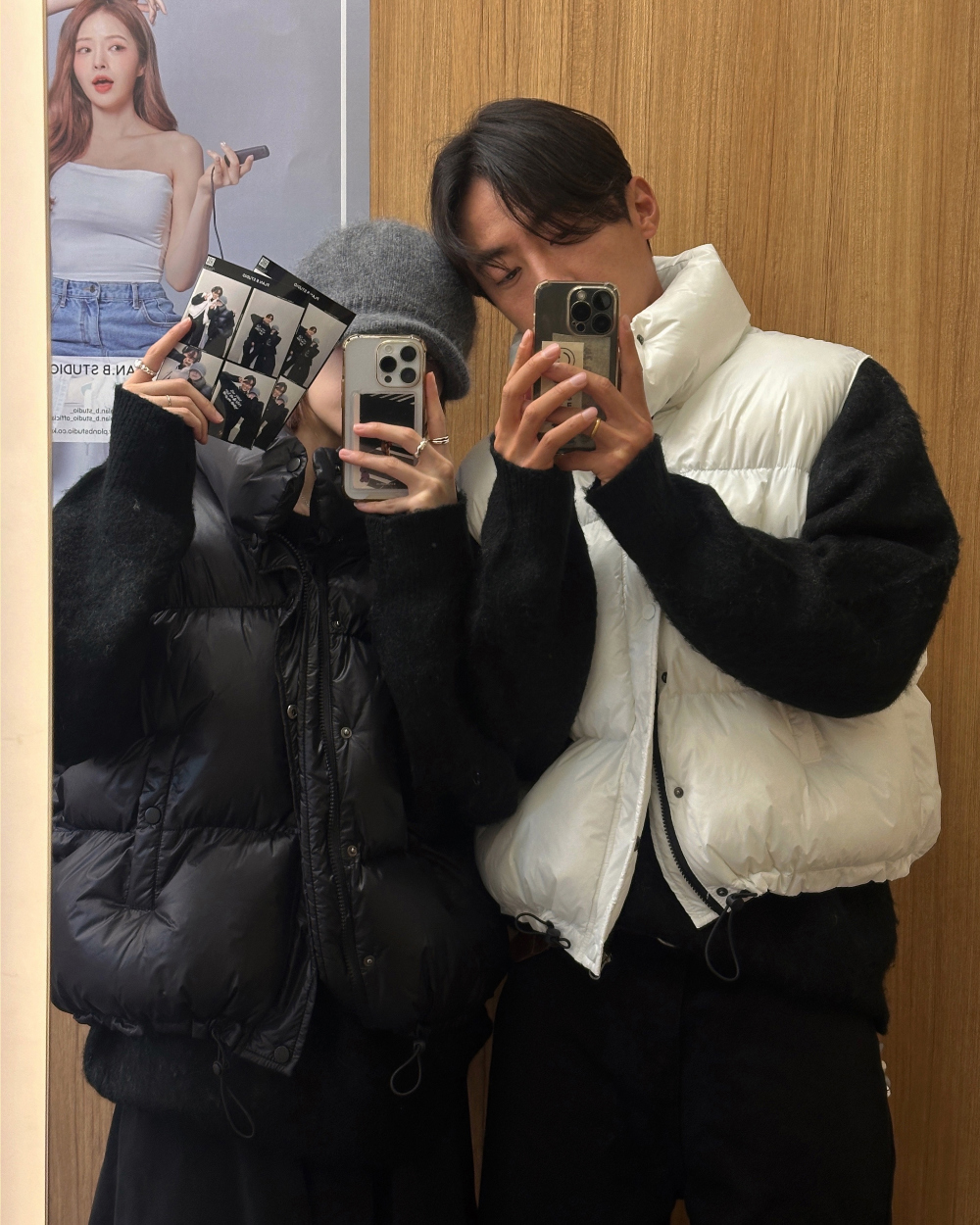패딩 모델 착용 이미지-S2L3