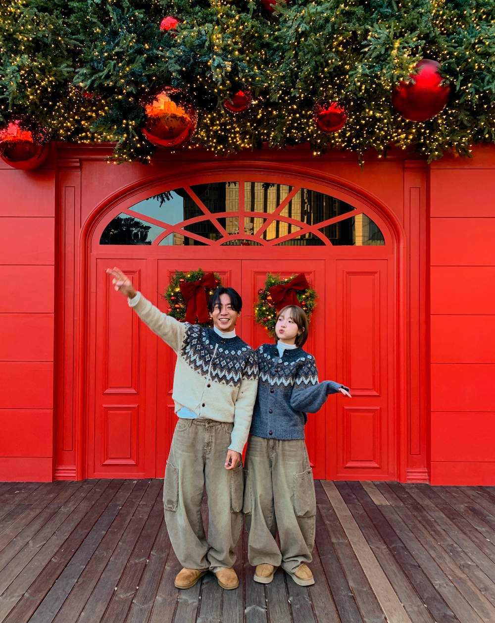 카디건 모델 착용 이미지-S1L65