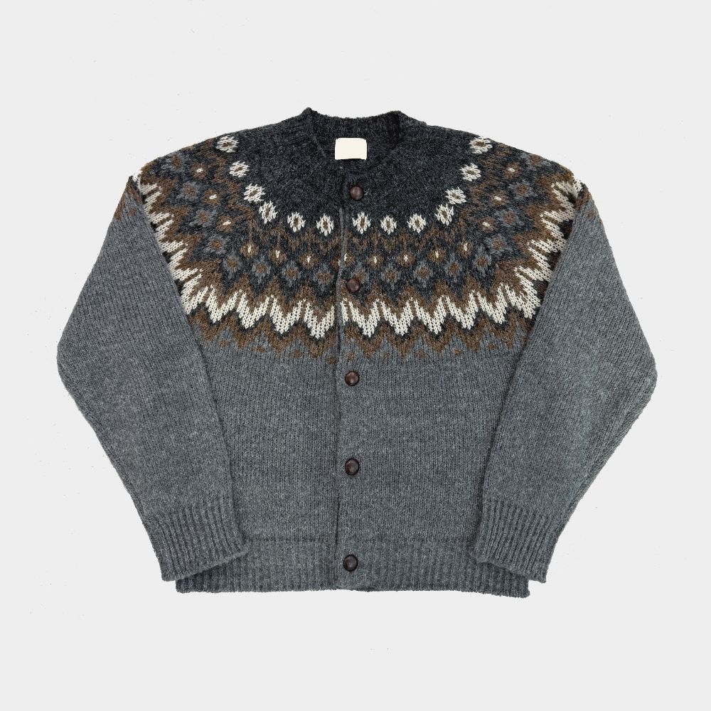 카디건 카키 색상 이미지-S1L20