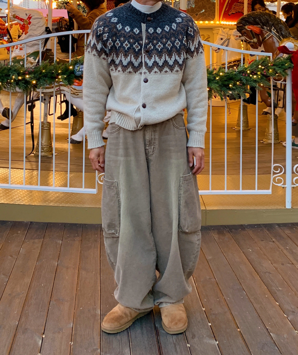 카디건 모델 착용 이미지-S1L83