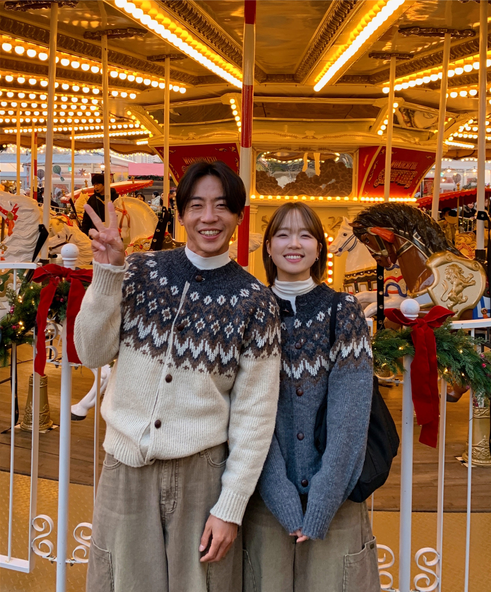 카디건 모델 착용 이미지-S1L69