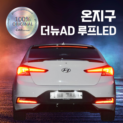 [B2B]온지구 더뉴아반떼 AD F/L 면발광 LED롱타입 글라스윙 / 루프스포일러