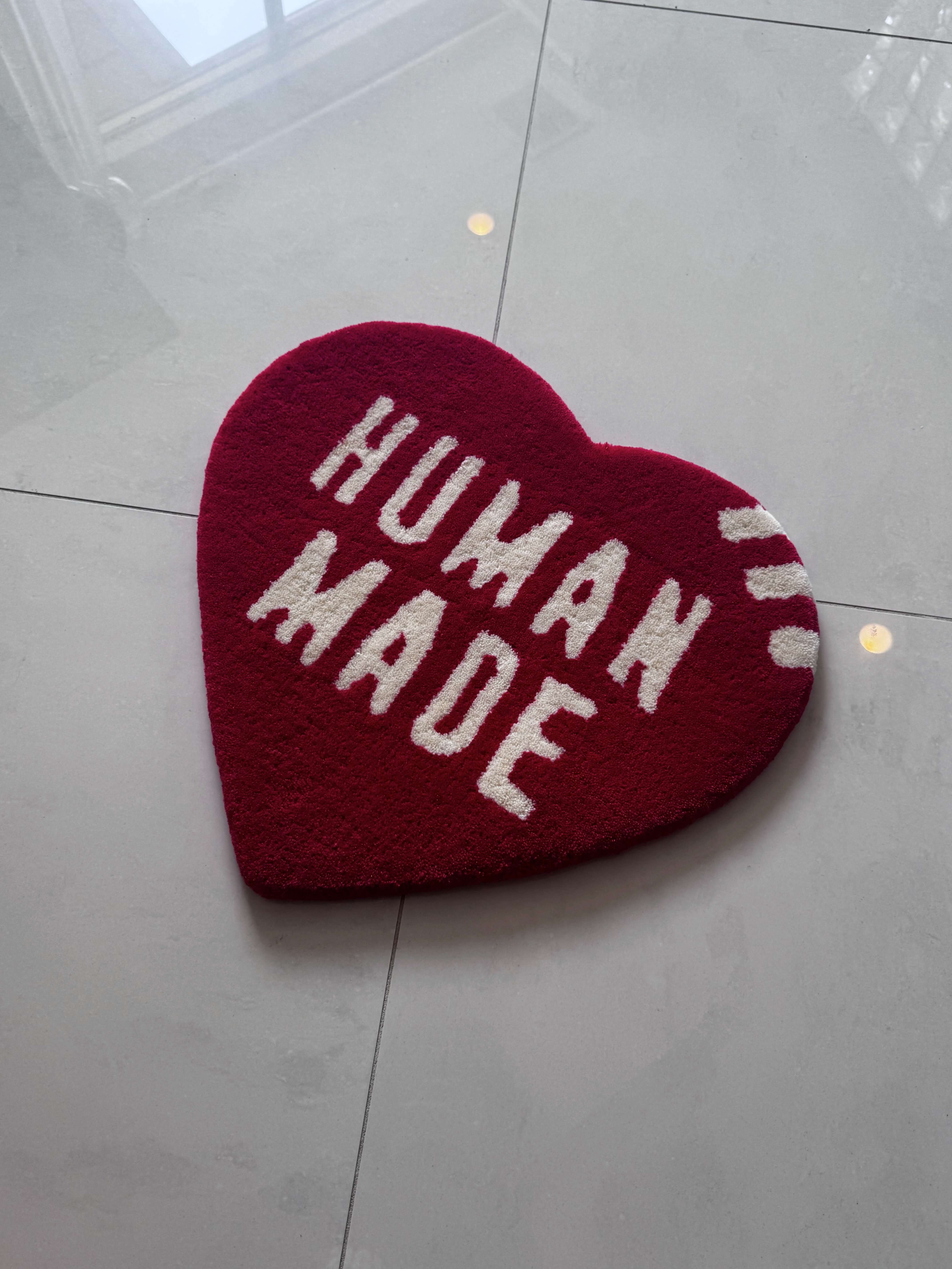 新品未開封】HUMAN MADE HEART RUG 荒い SMALL