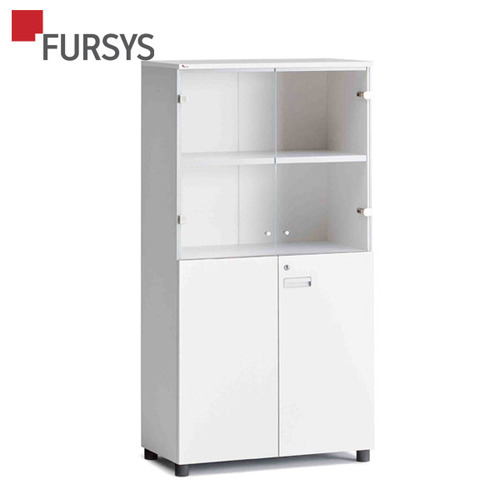 퍼시스 CABINET 캐비닛 CAC384GN 800 4단 캐비닛/ 상단 유리도어