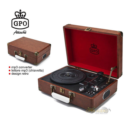 GPO Retro 턴테이블 GPO Attache(어태치)