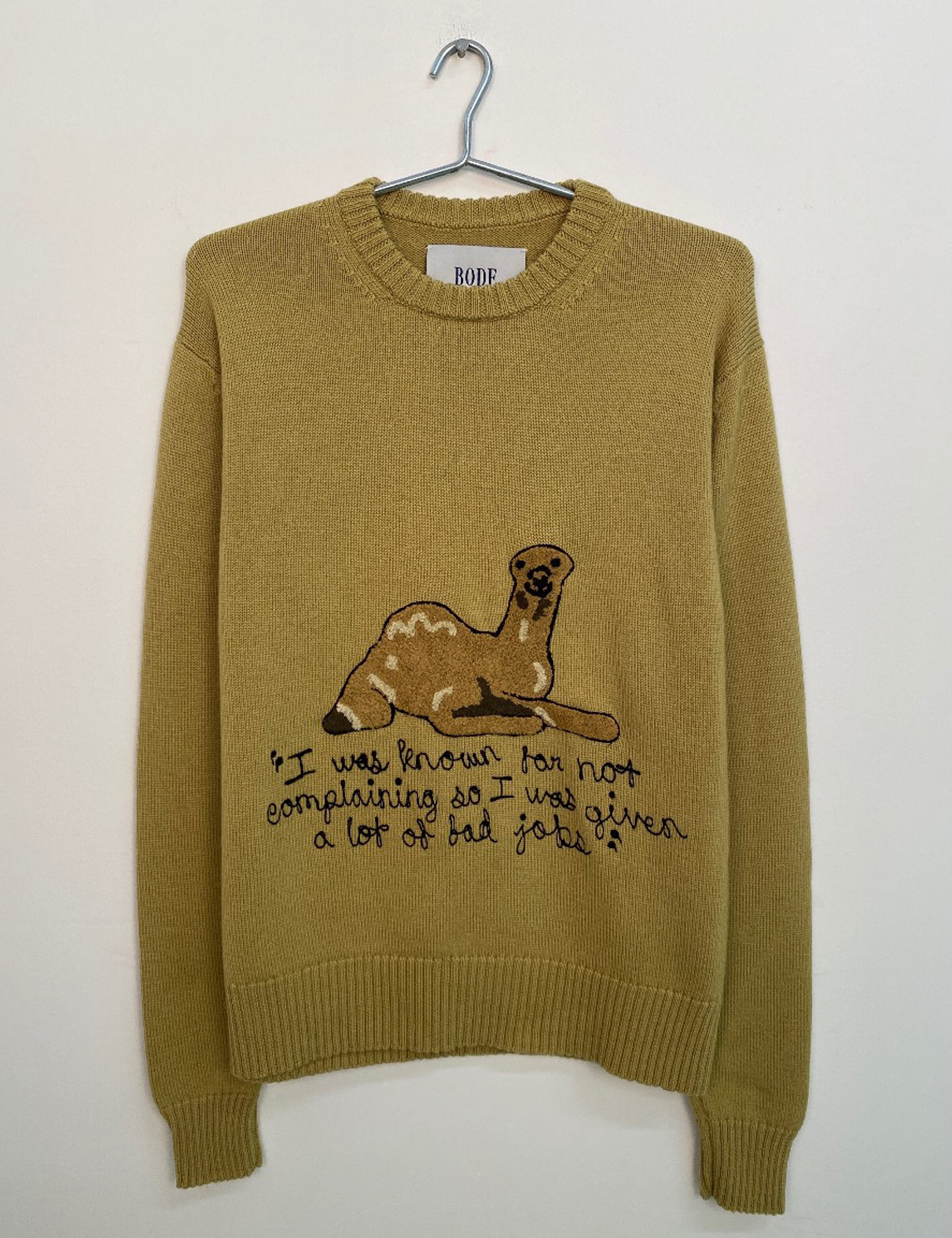 CHENILLE CAMEL SWEATER