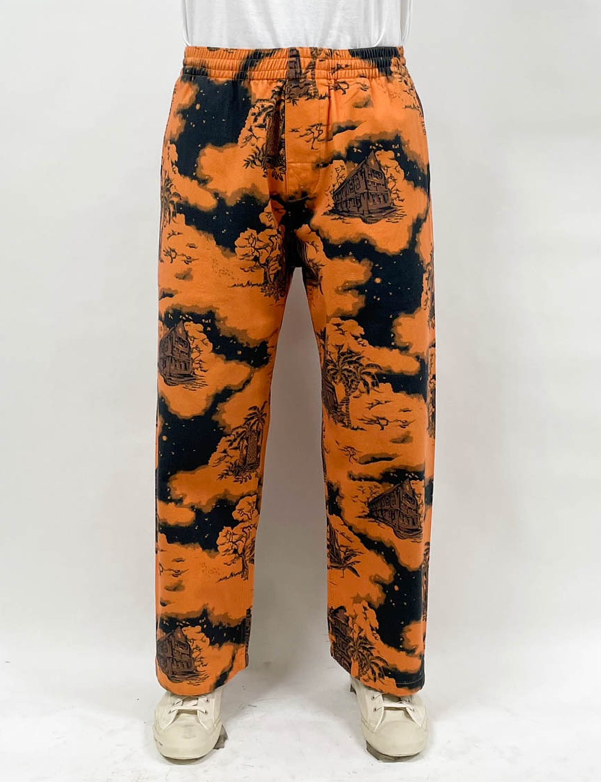 PANTS HAWAII DIGITAL PRINT_OR/BL