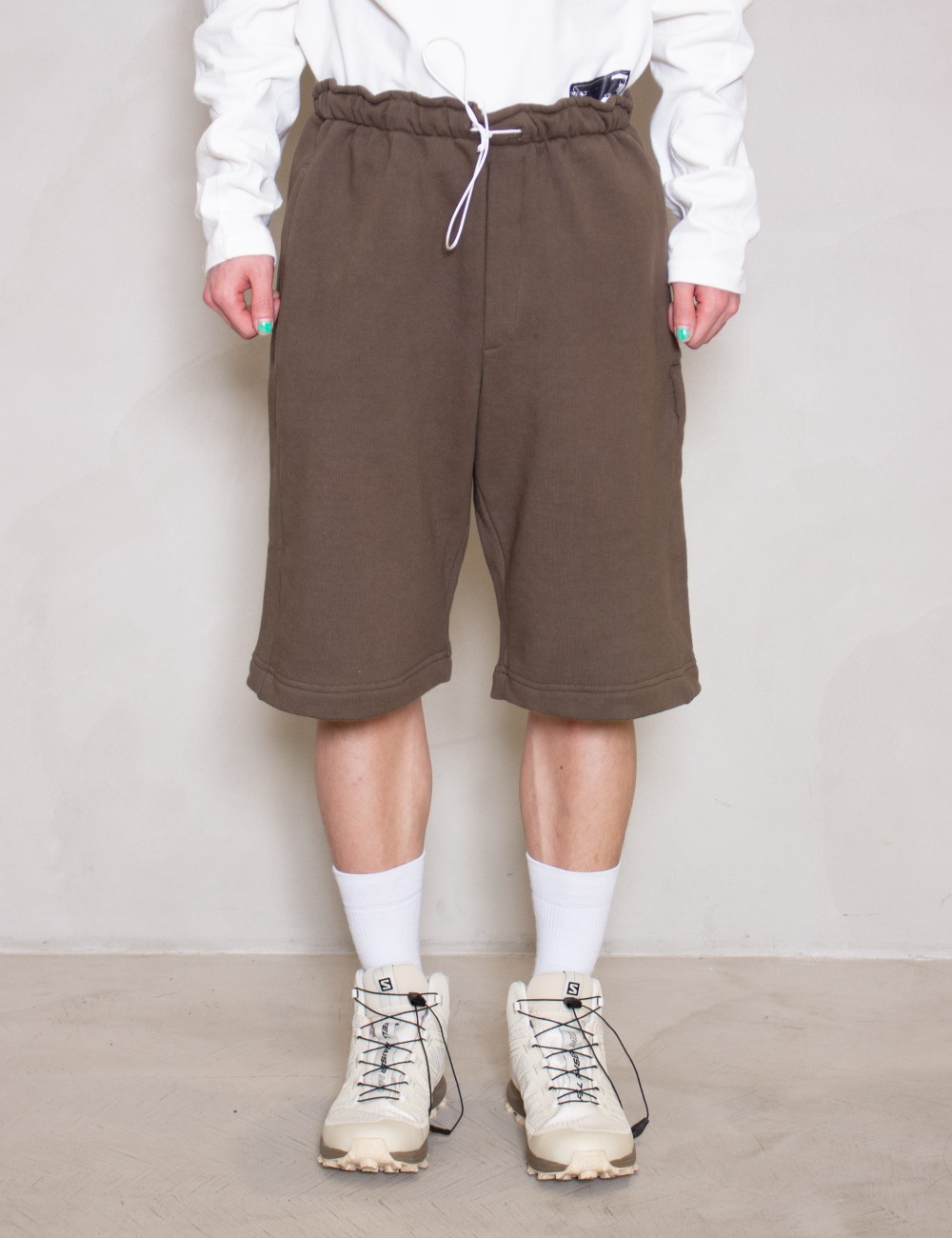 ALL SEASON JERSEY FACTORY SHORT_BROWN