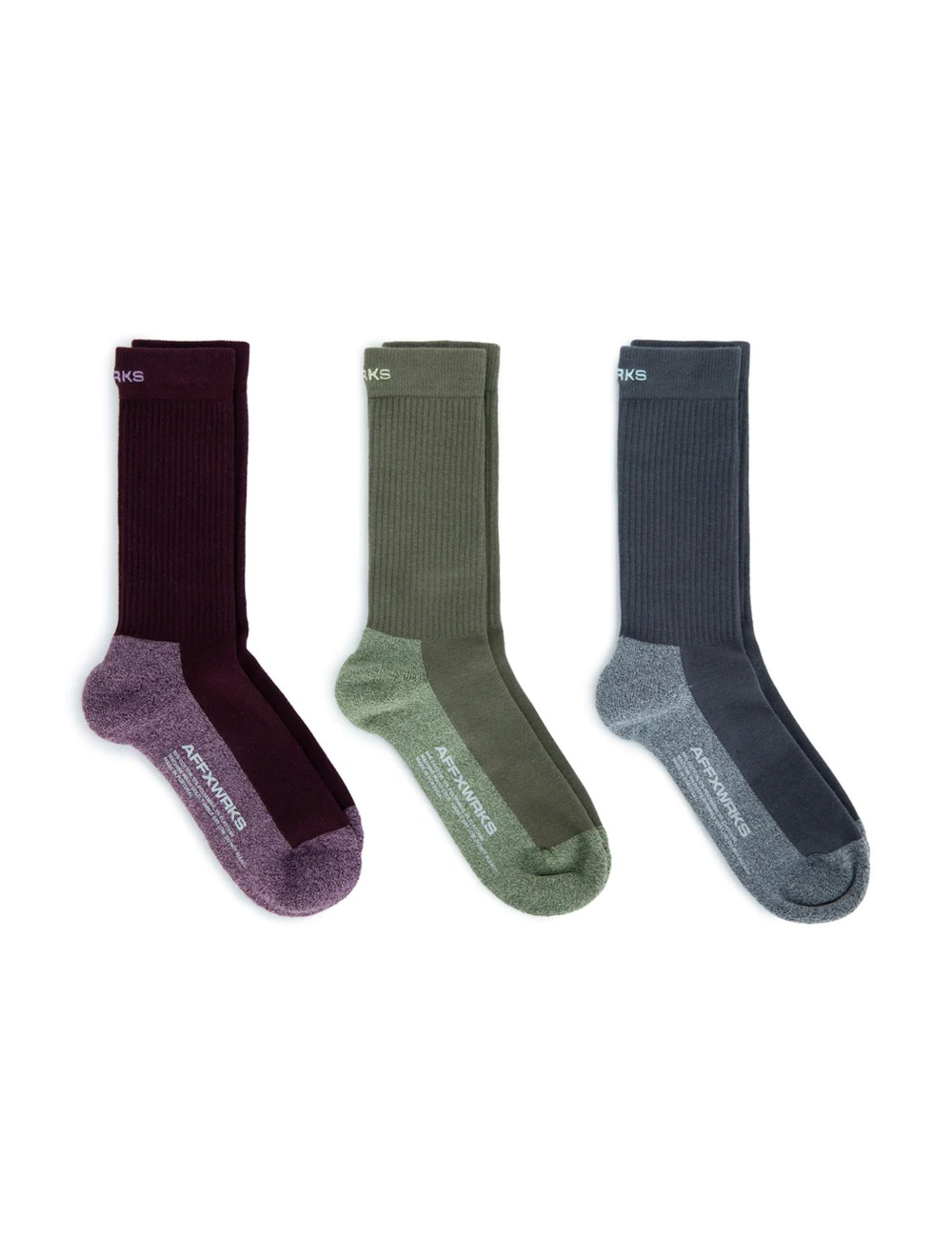 DUO-TONE SOCK 3 PACK