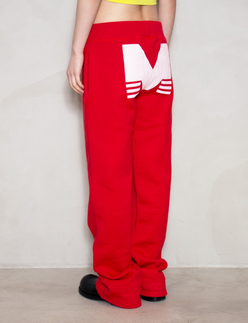 M STRIPE SWEATPANTS_RED