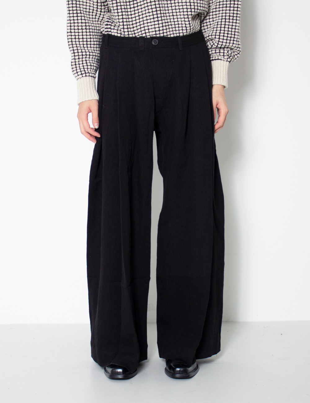 TROUSERS#76_BLACK