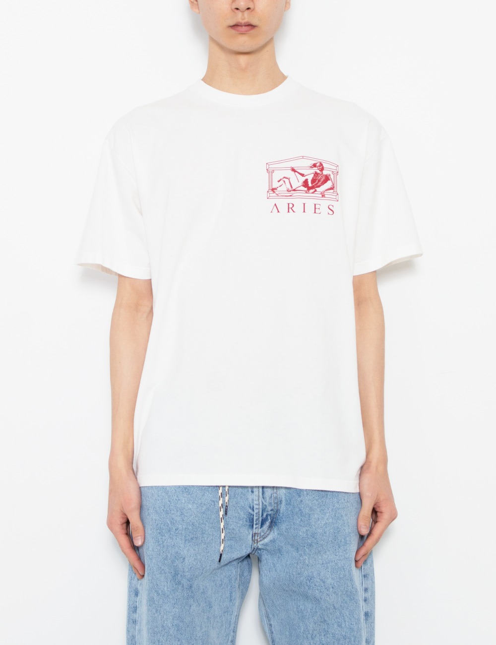 UFO TOILE DE JOUY SS TEE_WHITE