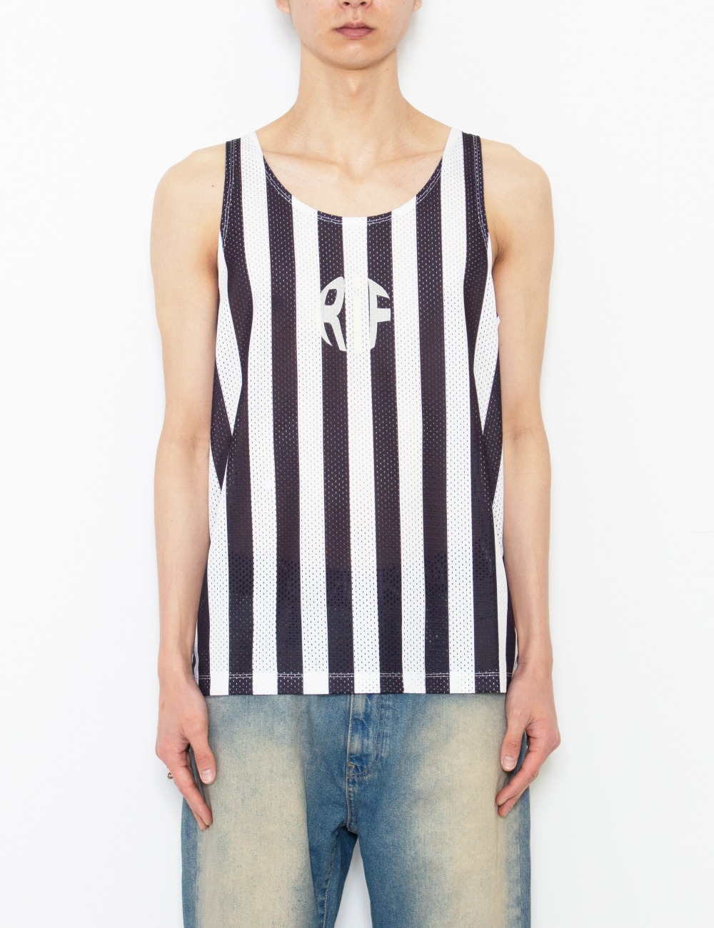 TANK TOP_BLACK WHITE