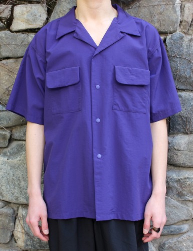 S/S CAMP SHIRT_PURPLE