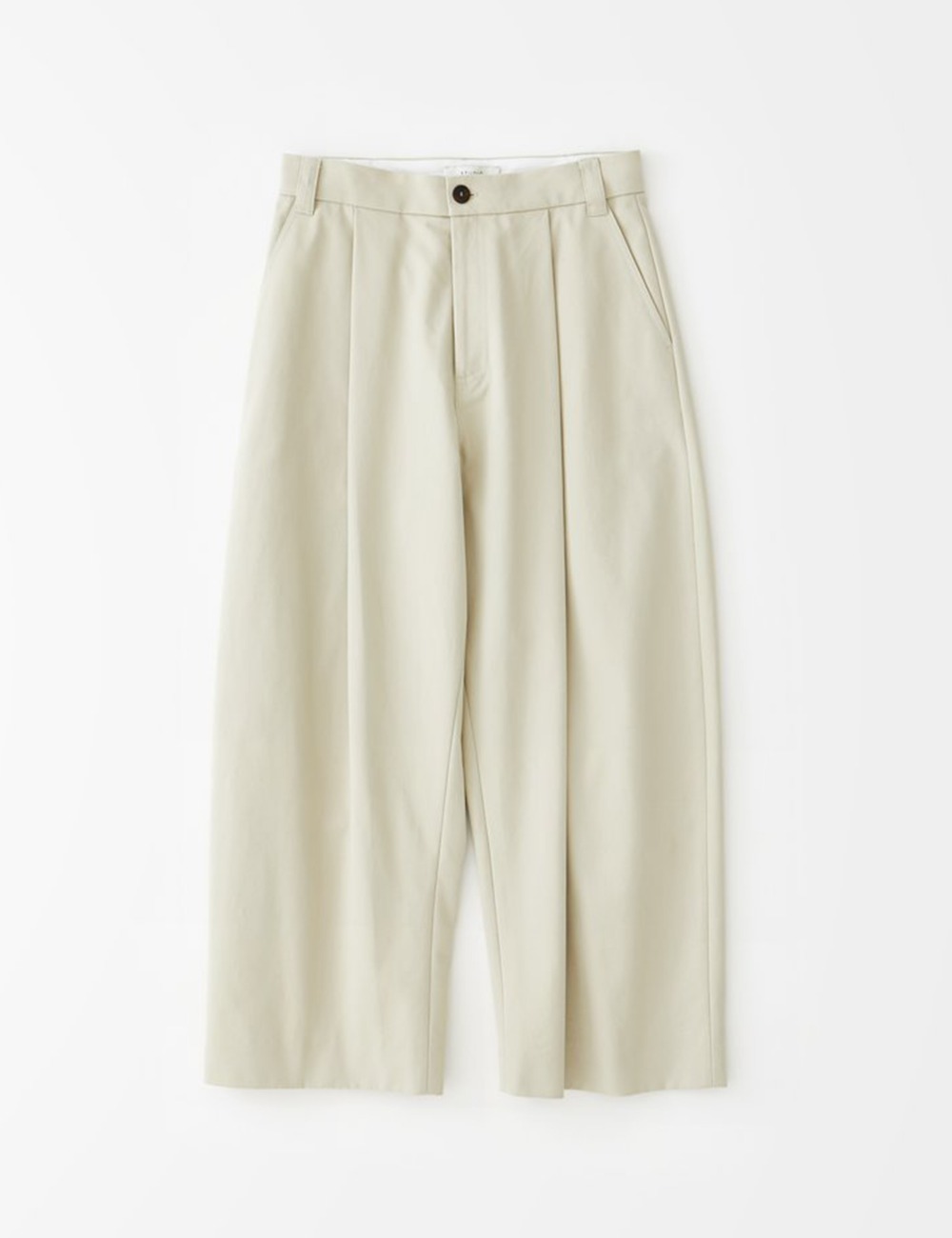 VOLUME PLEAT PANTS_DOVE